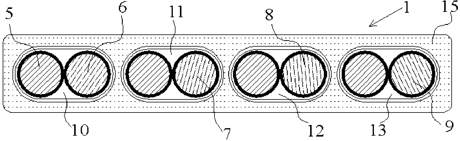Data cable with interference shielding function