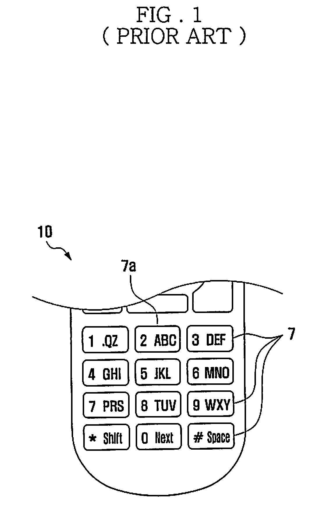 Mobile communication terminal having qwerty keys and method for outputting dual tone multi-frequency signal thereof