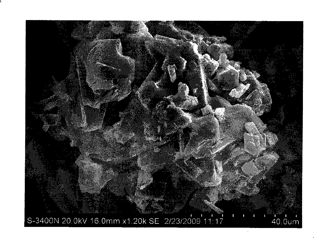 Preparation method of superstructure aragonite calcium carbonate crystal