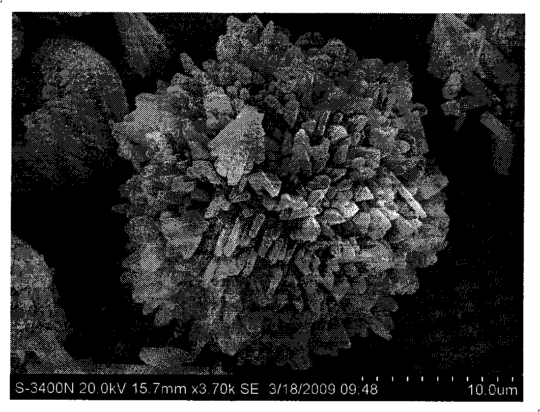 Preparation method of superstructure aragonite calcium carbonate crystal