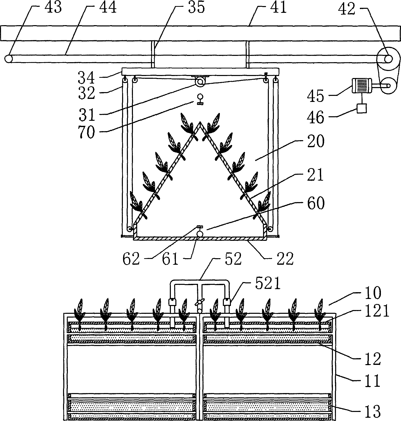 Automated stereoscopic soilless culture system