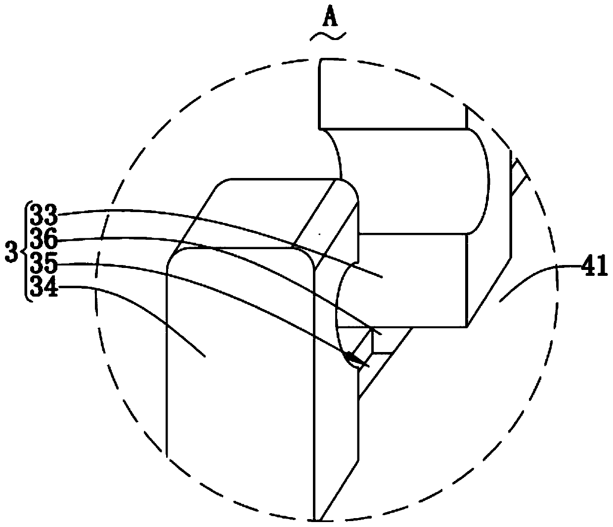 A fixture for processing aluminum alloy