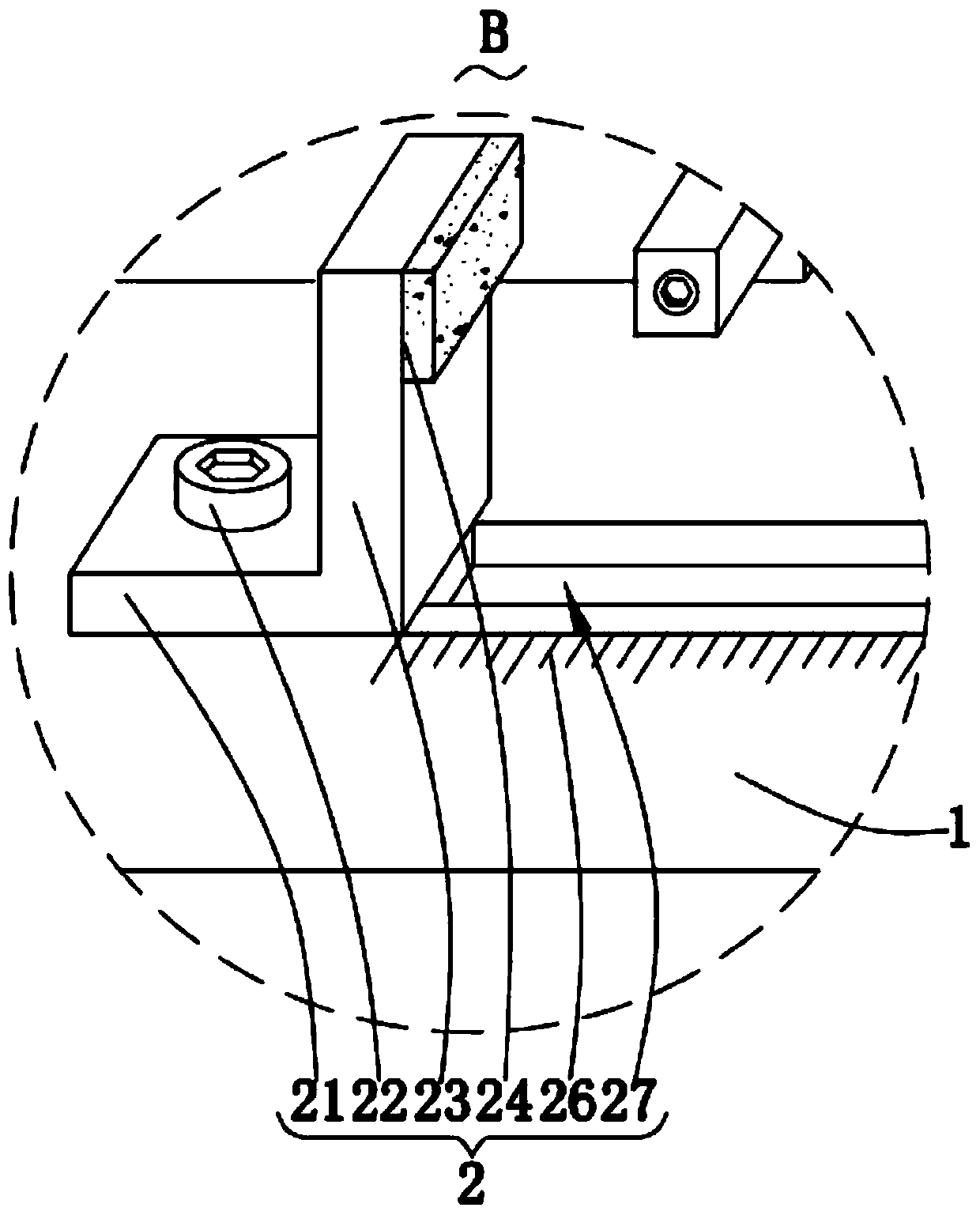 A fixture for processing aluminum alloy