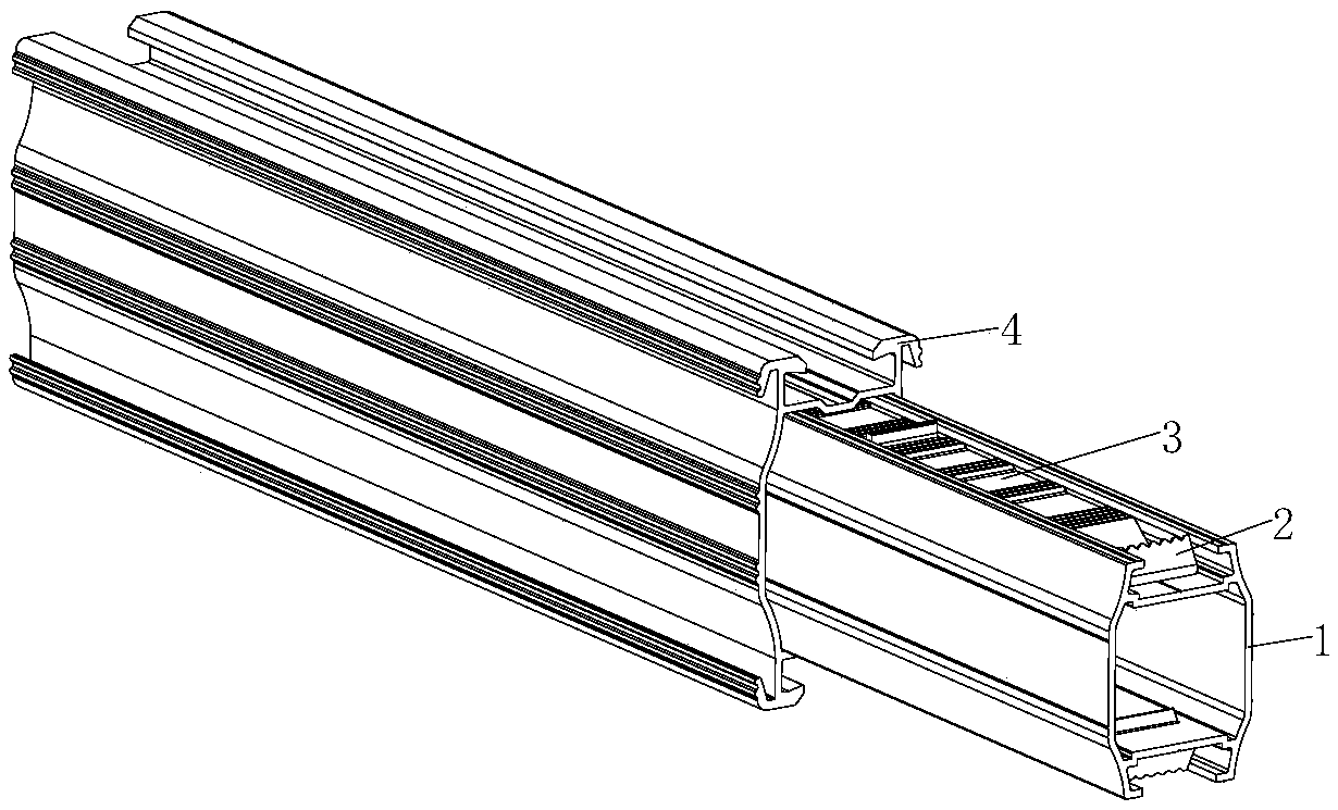 A rail connection block