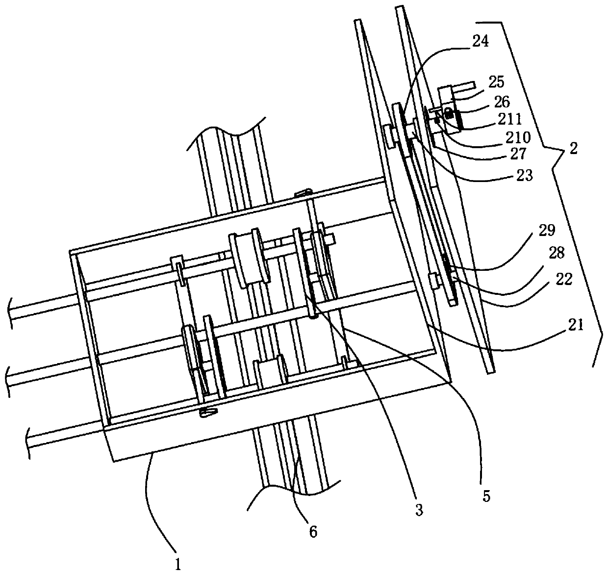 Transmission mechanism of compact shelf