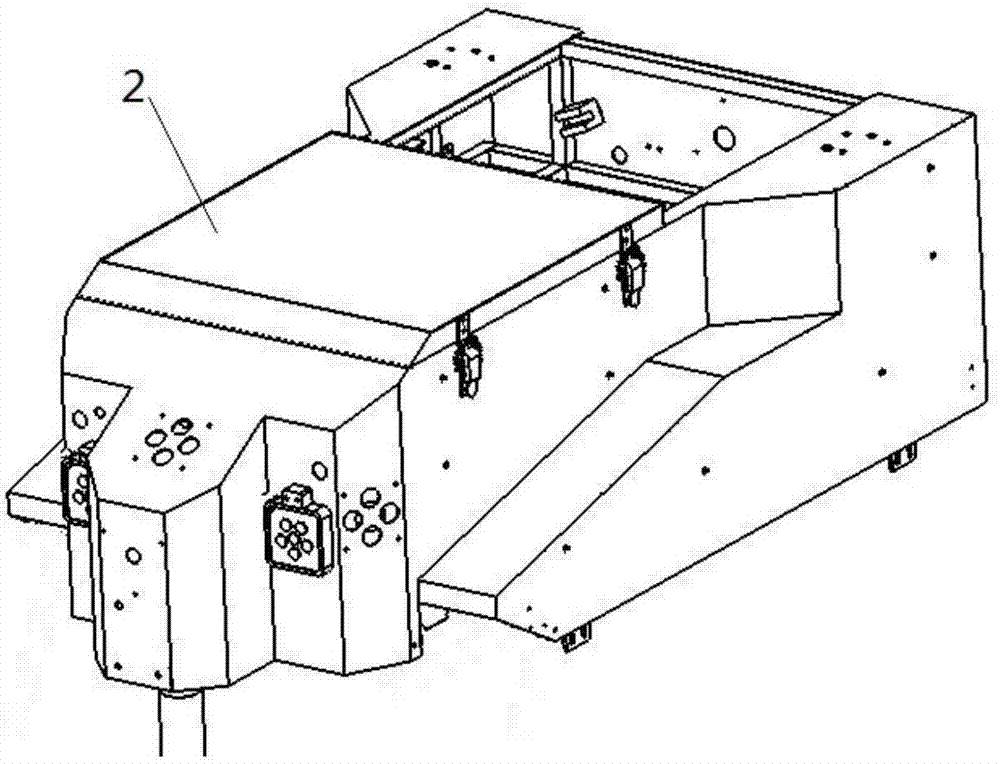 Multi-layer-structured cooling device for machine table