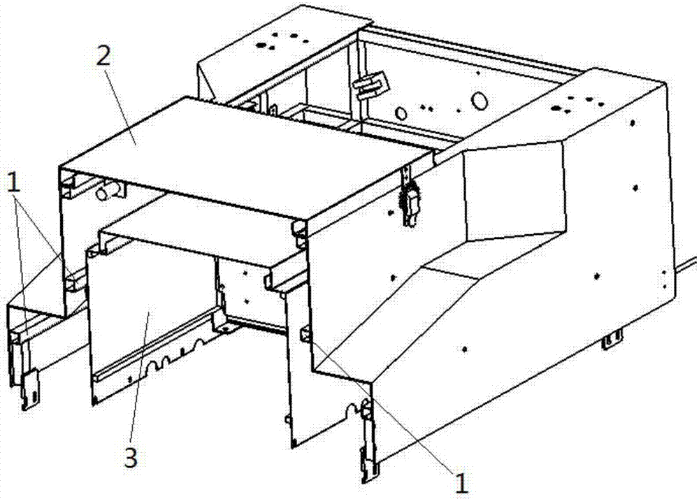 Multi-layer-structured cooling device for machine table