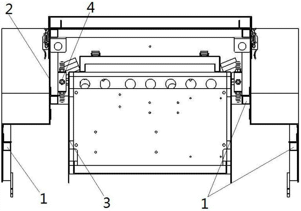 Multi-layer-structured cooling device for machine table