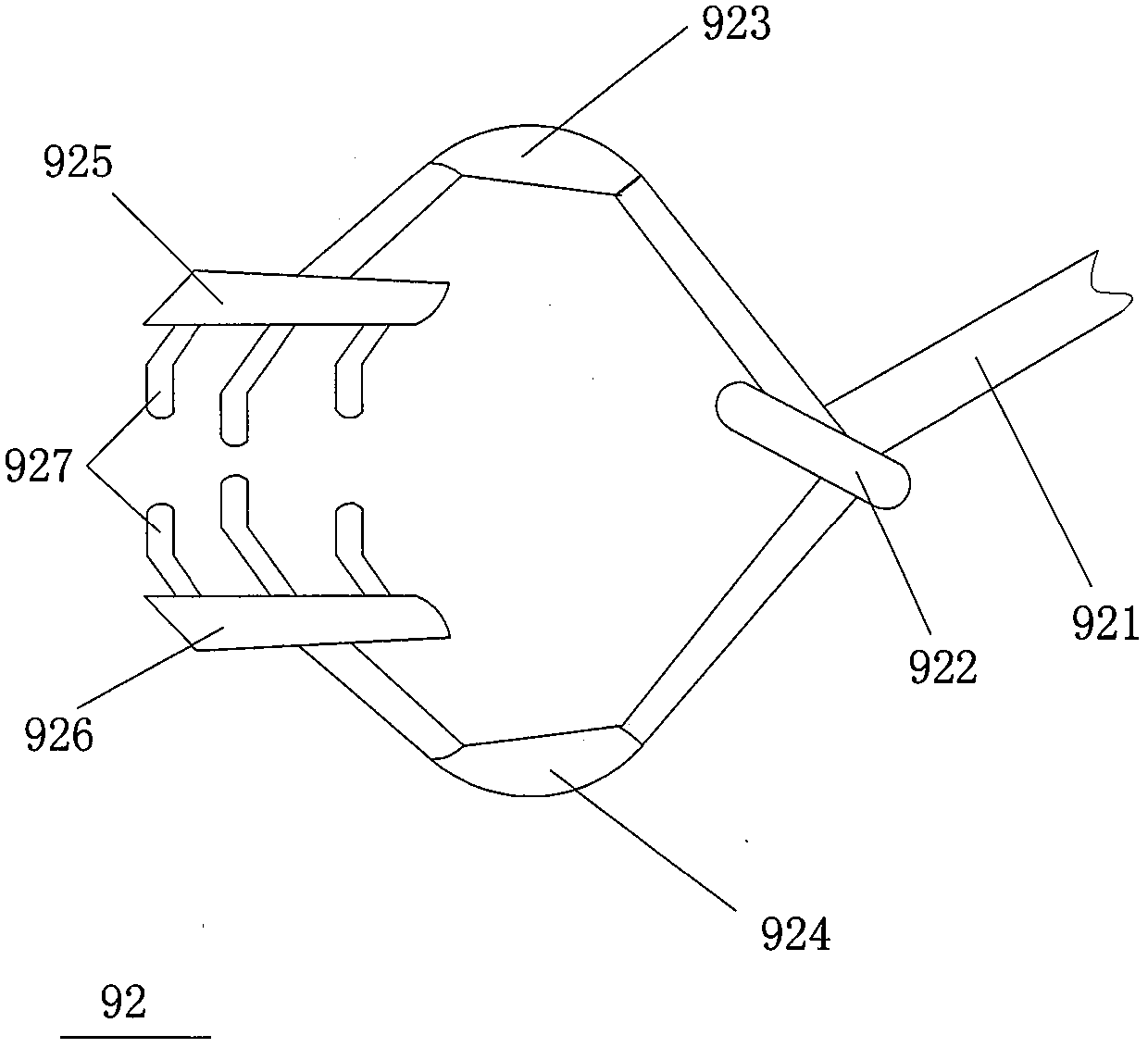 Vibration removal type automatic unpacking and feeding device