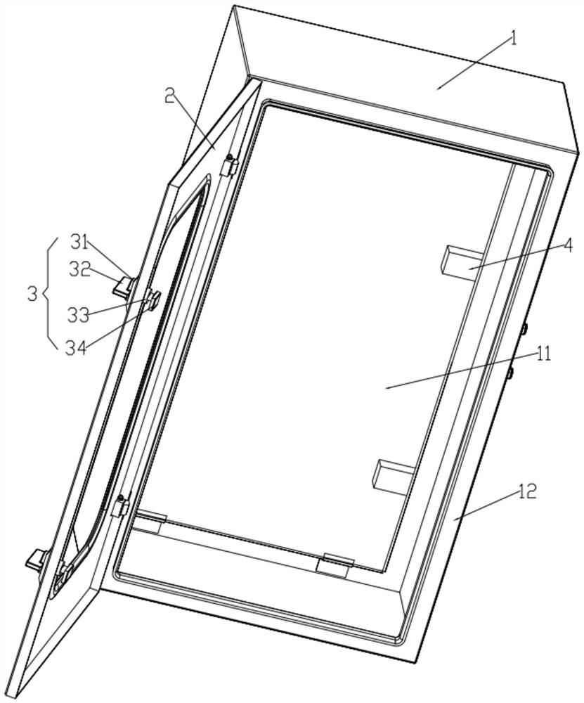 Electric energy meter wiring protection device capable of improving safety performance