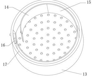 Metal part cleaning device