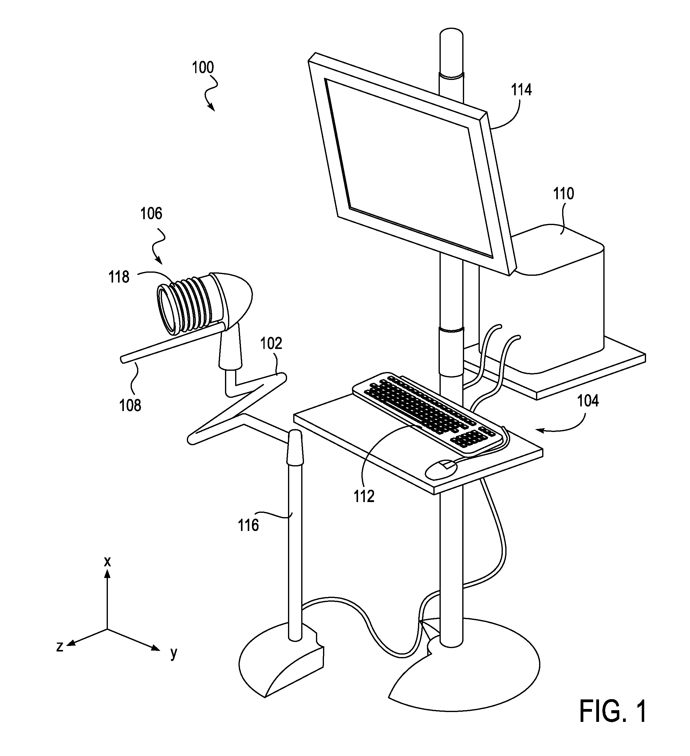 Micromanipulator control arm for therapeutic and imaging ultrasound transducers
