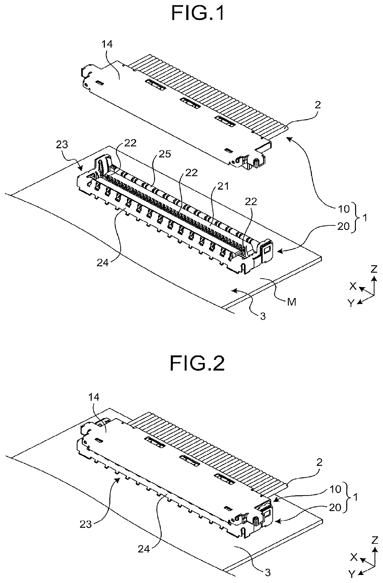 Electrical connector and connector device
