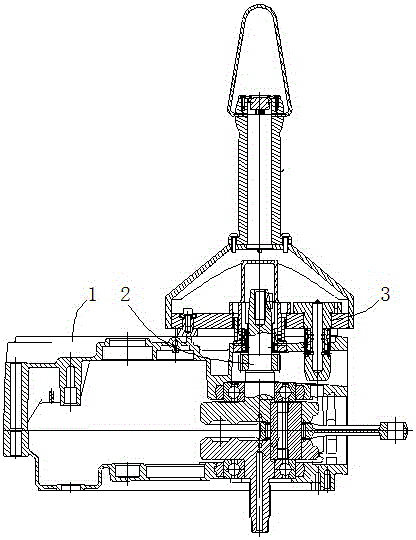 Mounting method of transmission gear of CG engine crankcase