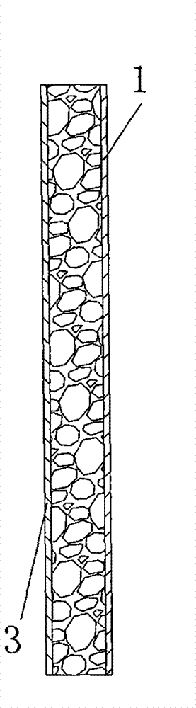 Compound foamed aluminum particle board and manufacturing process thereof