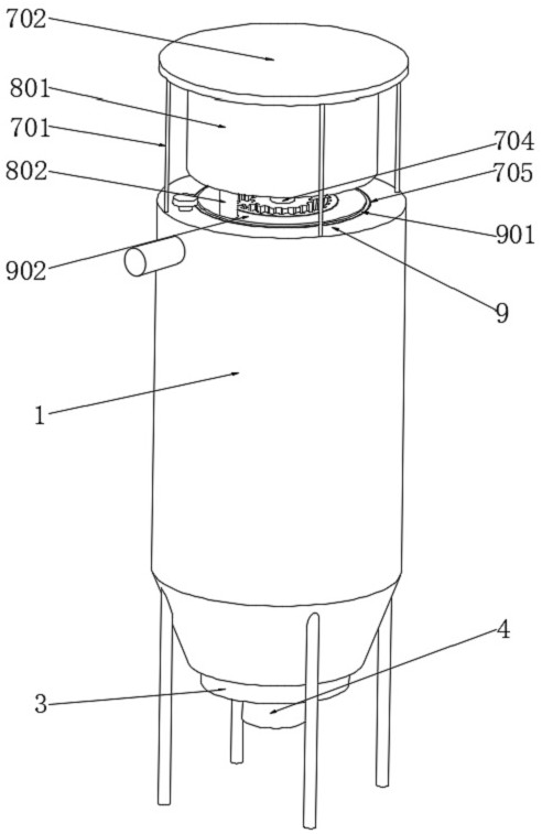 Quantitative proportioning and stirring device for lubricating rubber cement