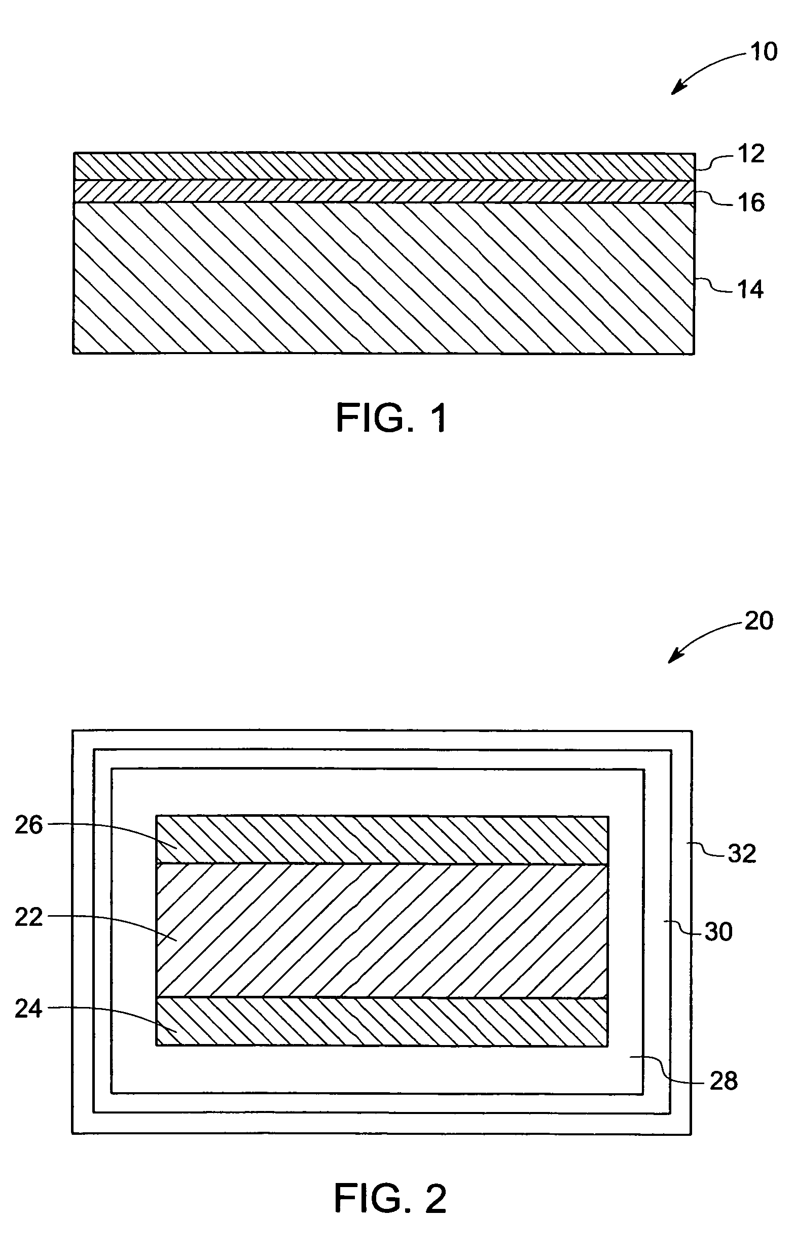 Coating structure and method
