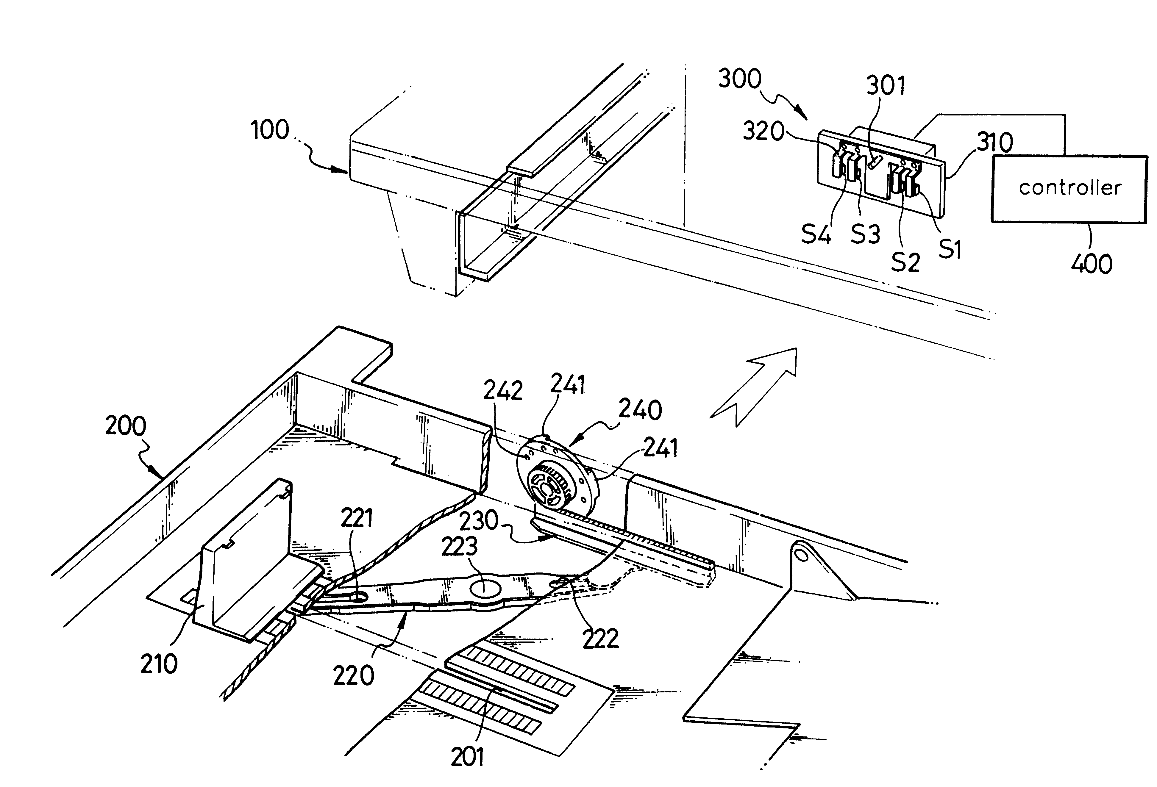 Paper feeding apparatus for printing device