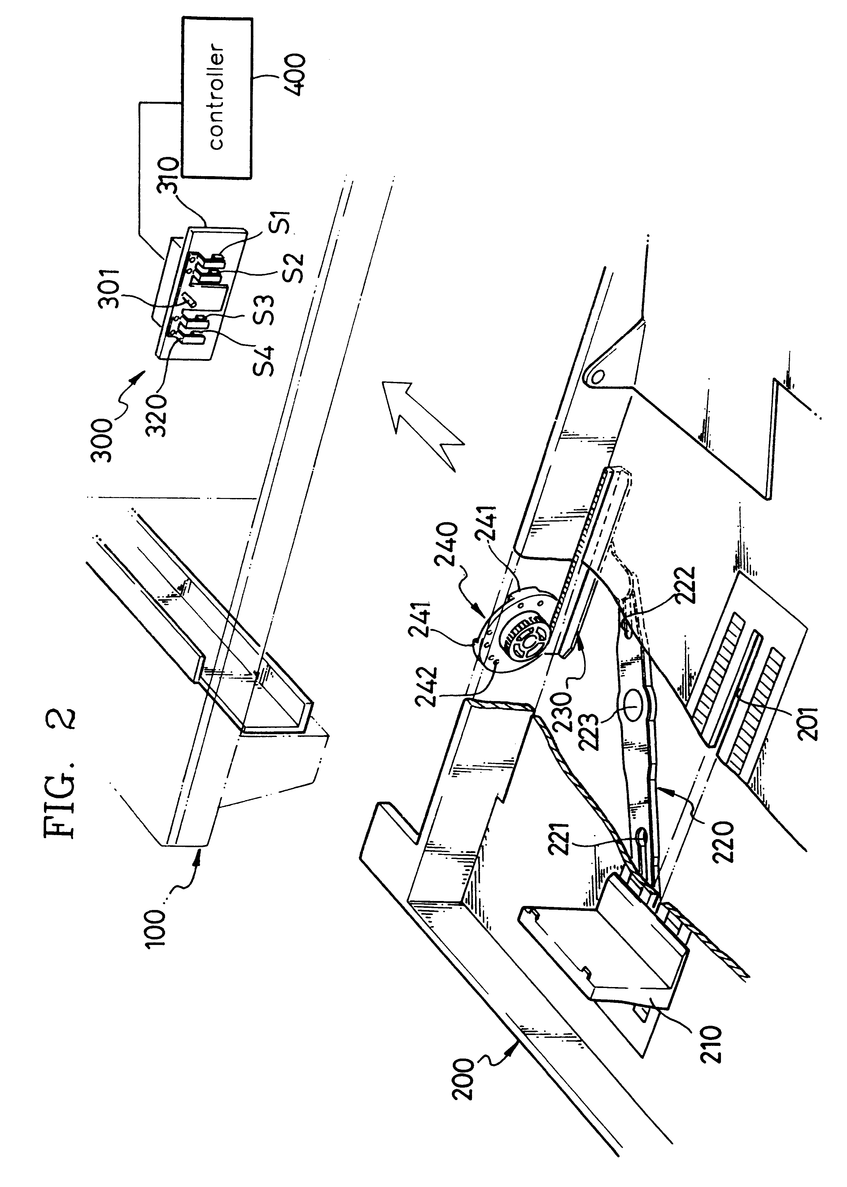 Paper feeding apparatus for printing device