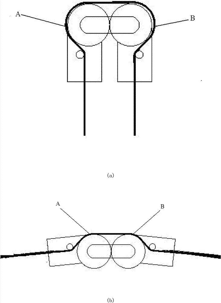Deployable reflecting surface device under traction drive of rope