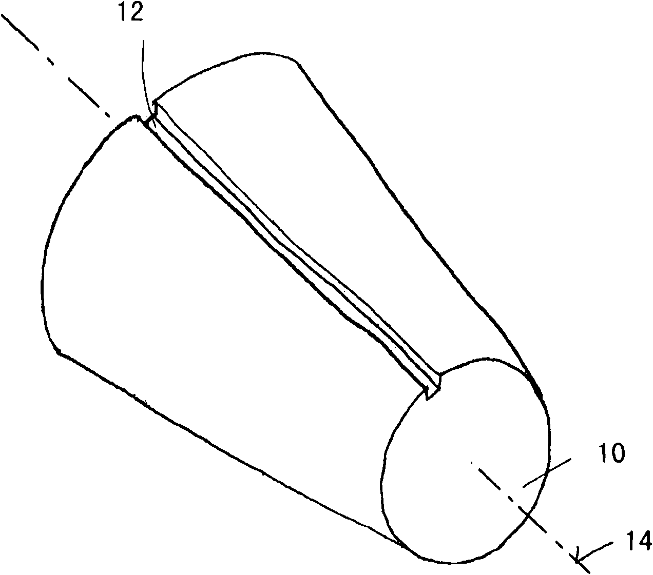 Folding mandrel, device and method for manufacturing glued sleeves