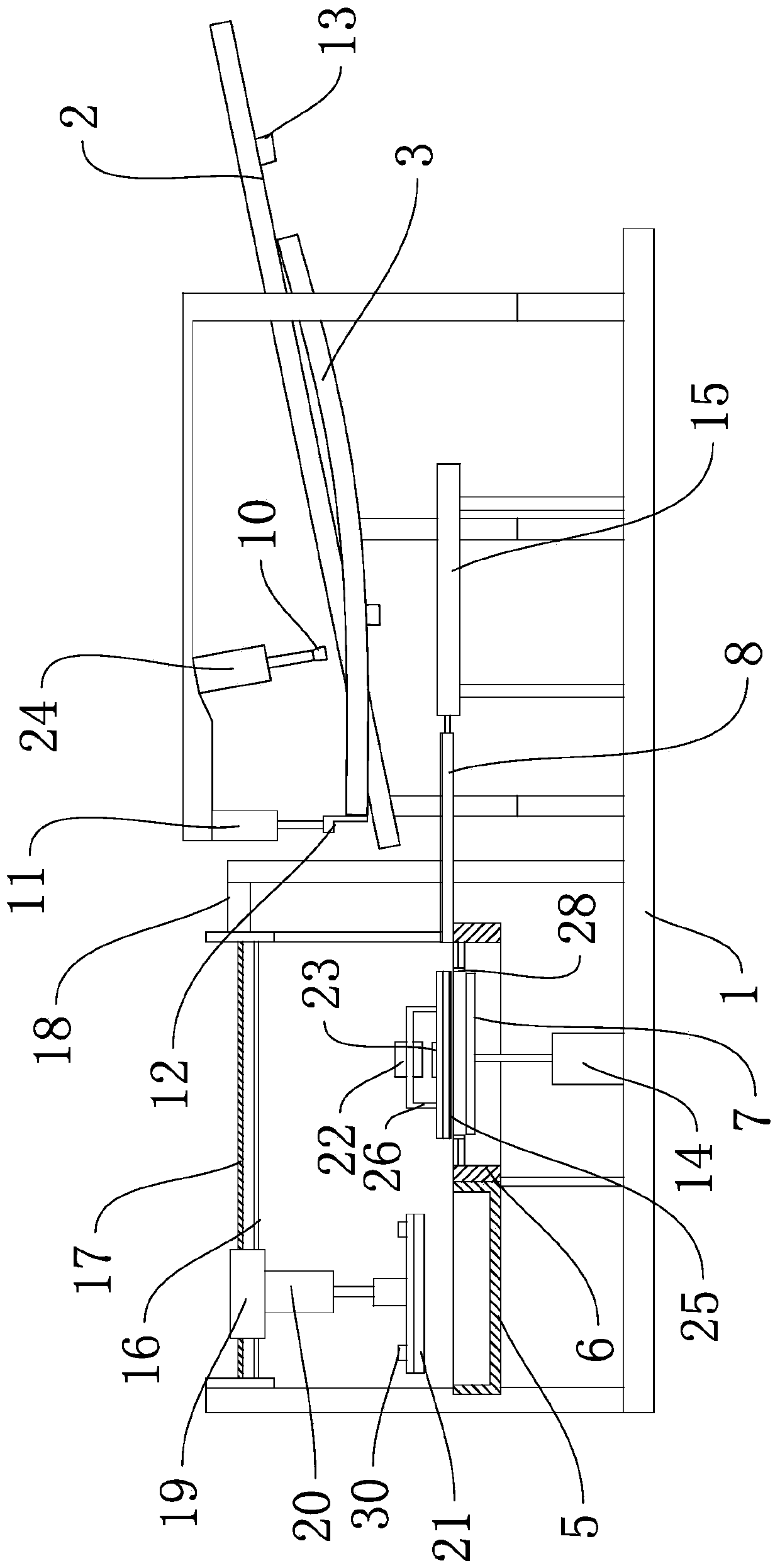Ferrite sorting and stacking device