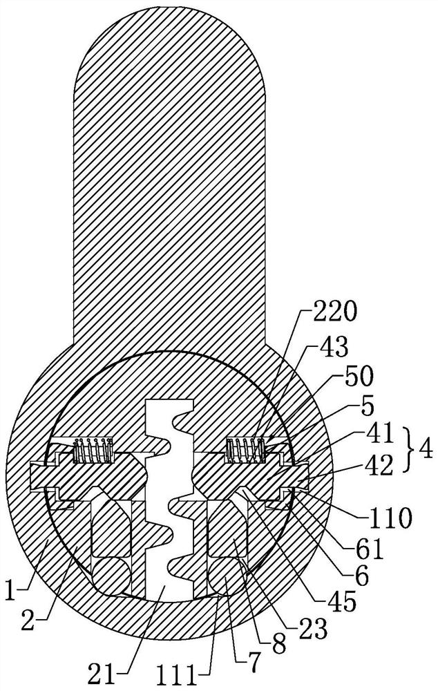 Magnetic control type lock cylinder