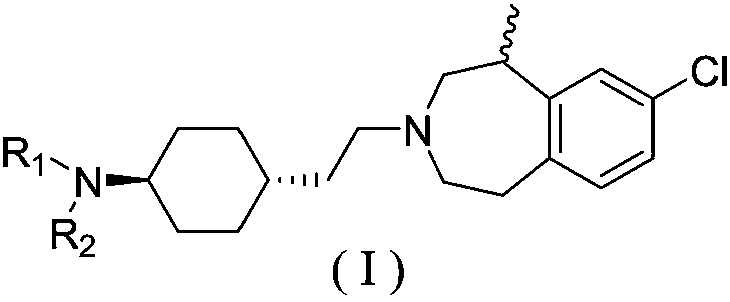 Heptazine type compound and application thereof in preparing anti-schizophrenia medicine