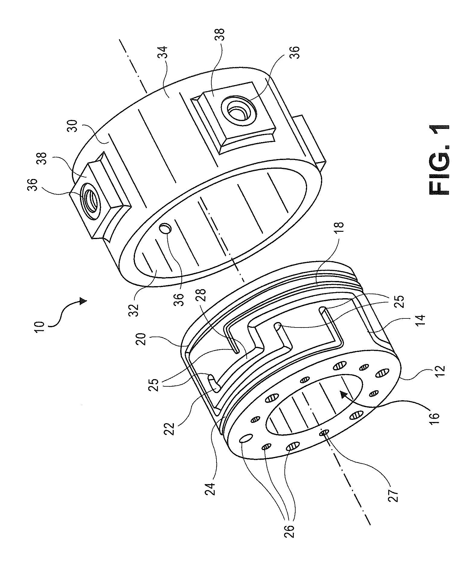 Multi-part, manifold and method of making the manifold