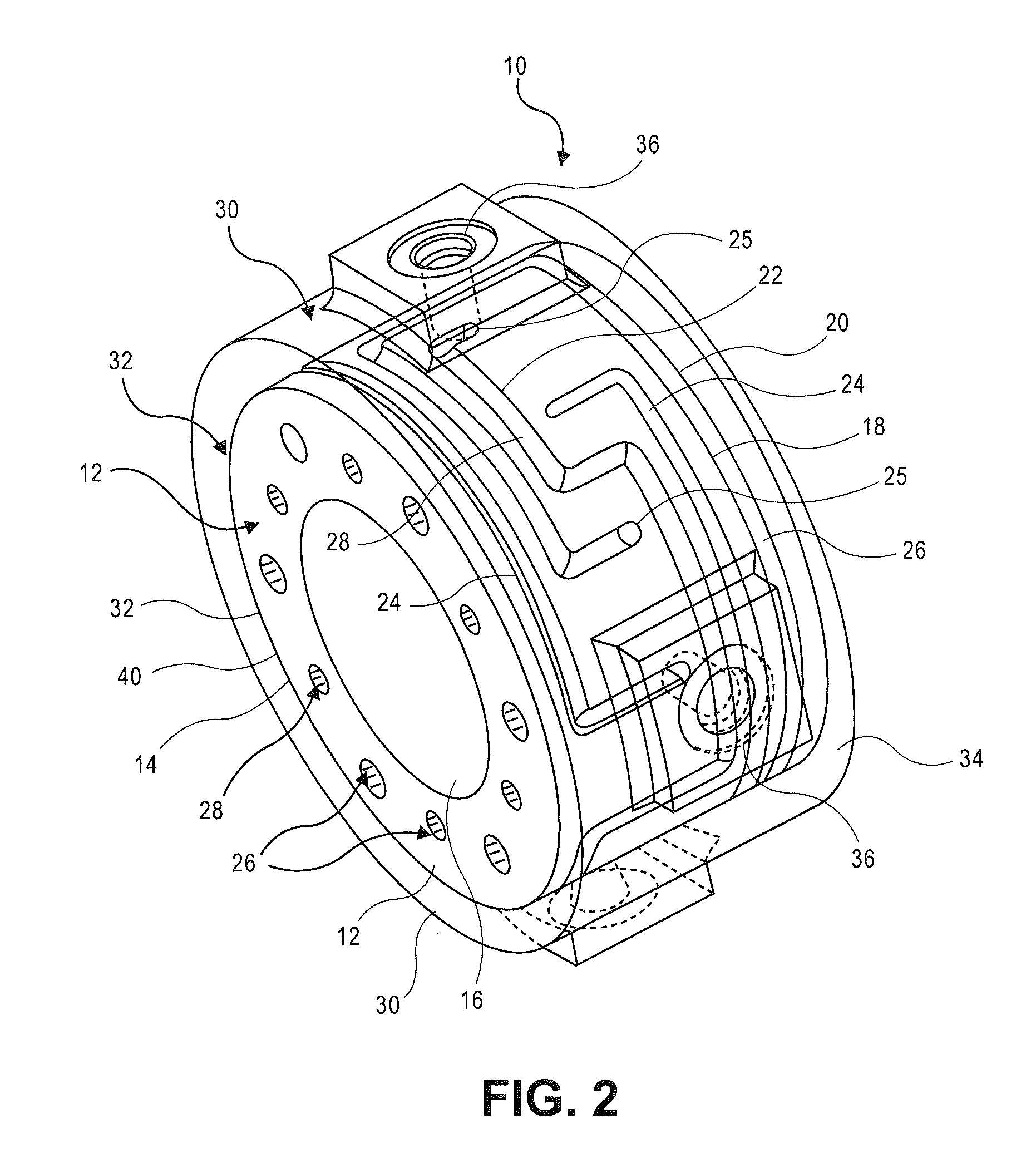 Multi-part, manifold and method of making the manifold