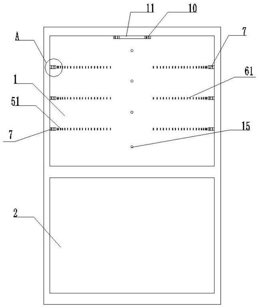 An air duct structure and an air-cooled refrigerator having the same