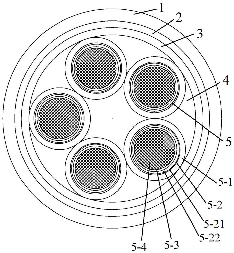 A low-smoke, halogen-free, 750°C resistant cable