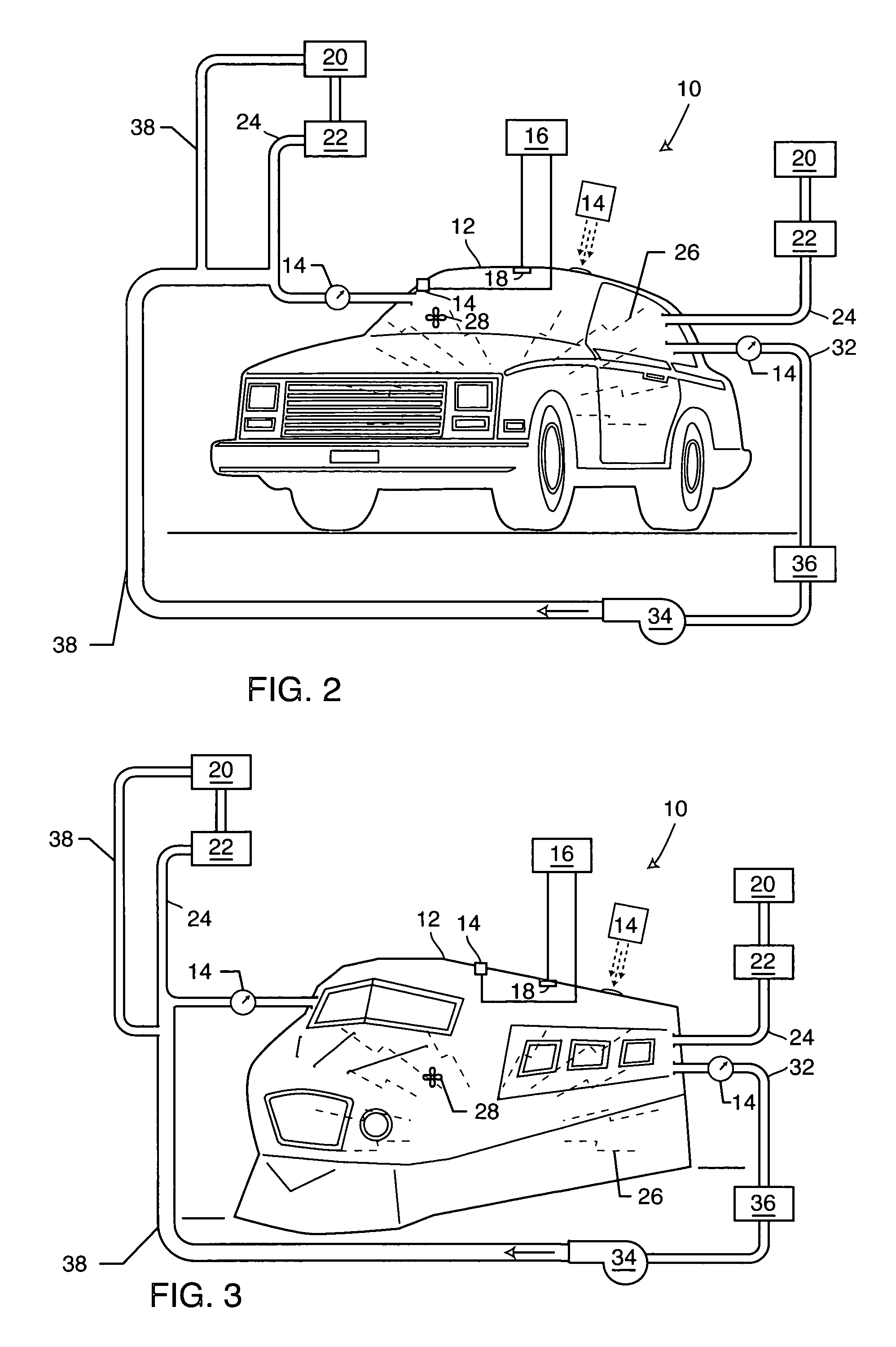 System and process for removing or treating harmful biological and organic substances within structures and enclosures