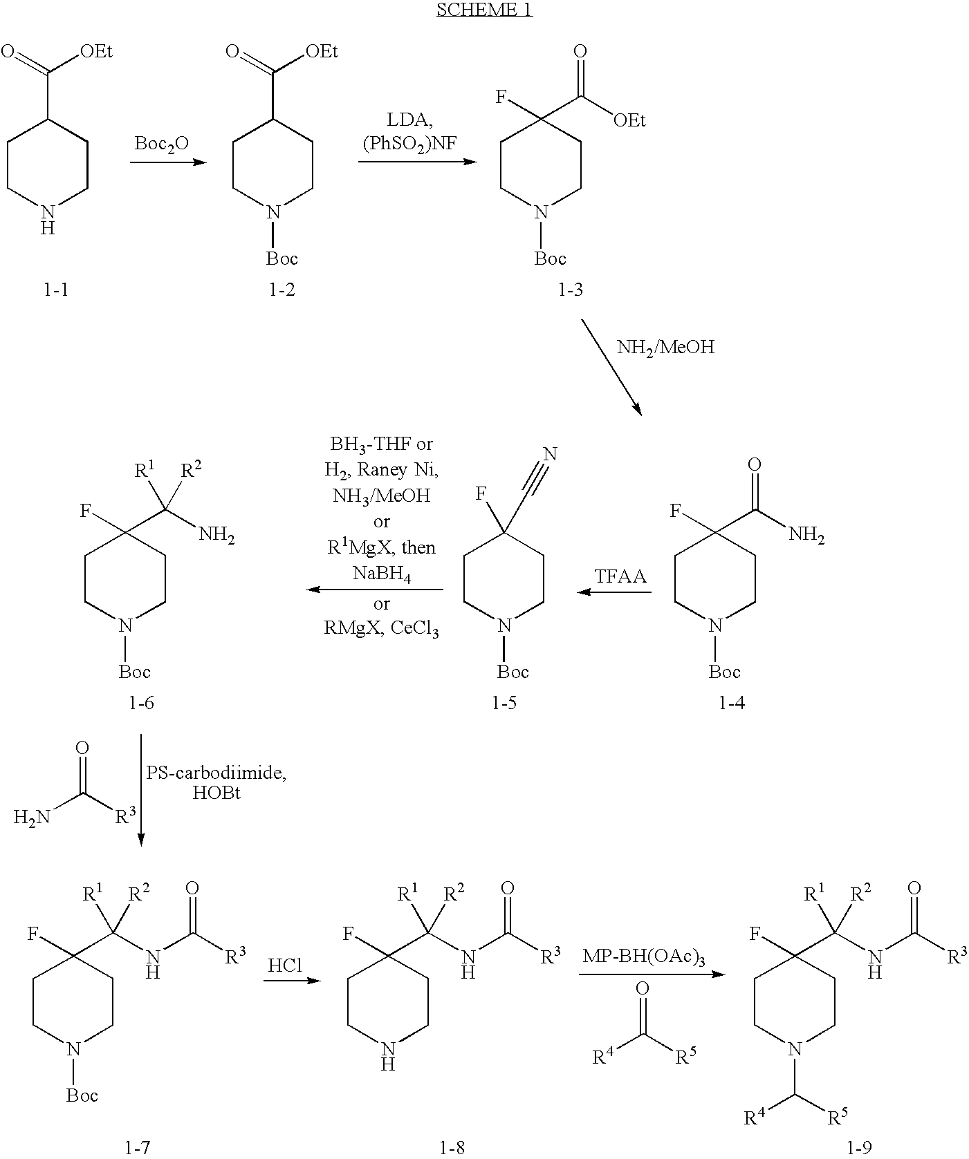 4-Fluoro-Piperidine T-Type Calcium Channel Antagonists