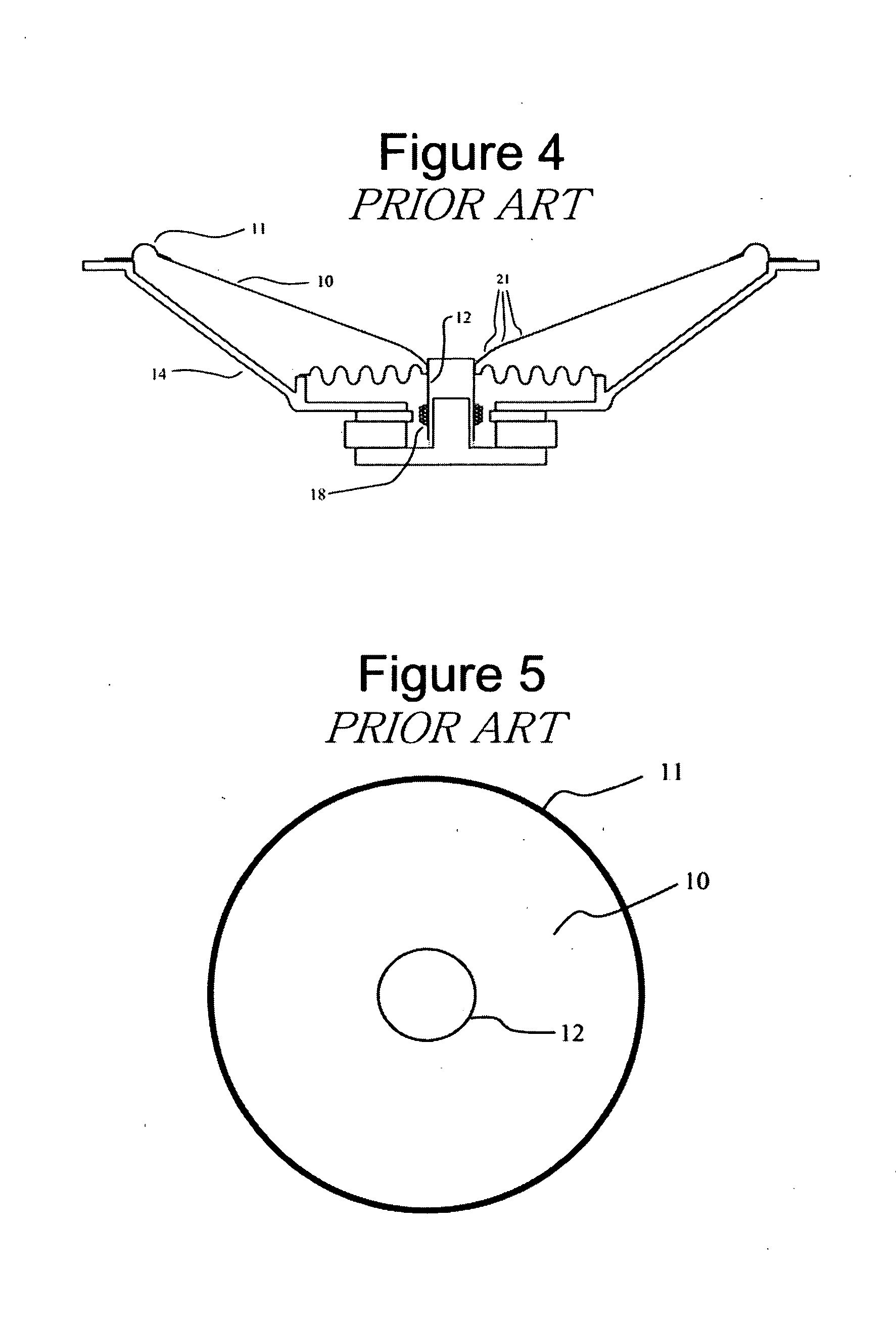 Method and apparatus for controlling material vibration modes in polymer and paper high performance speaker diaphragms