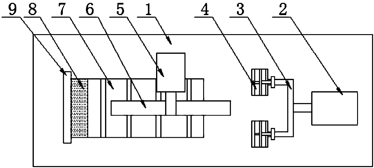 Roll shaft cutting device convenient to clean