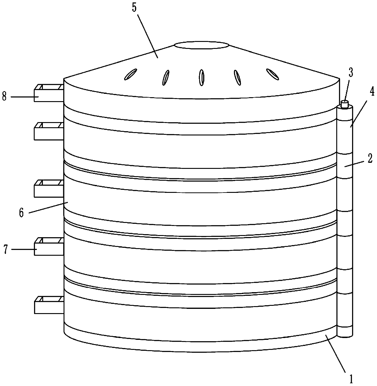 Food steamer applicable to processing of various kinds of steaming food