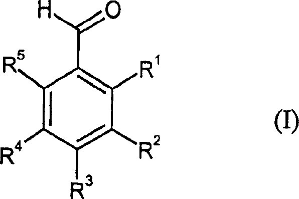 Catalytic reduction method of benzonitrile to benzoaldehyde