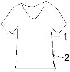 Short sleeves with a zipper