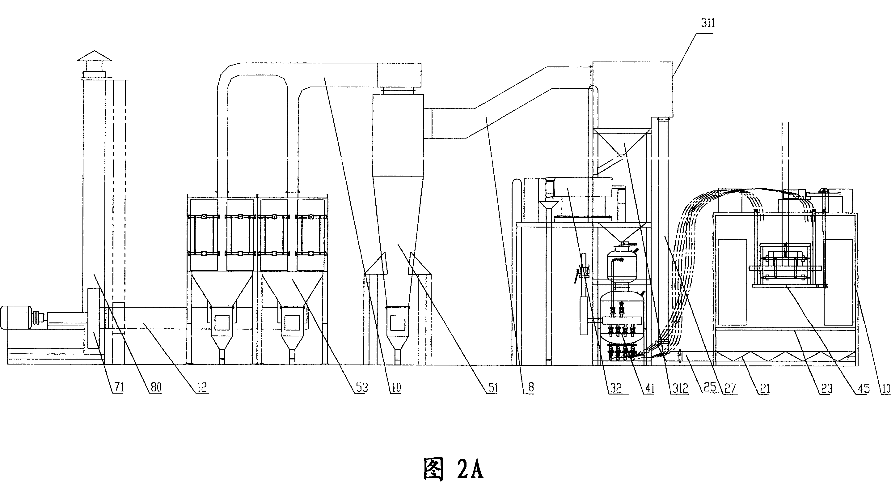Aluminium plant electrolytic carbon residual anode surface pellet injecting and sandblast cleaning system and method