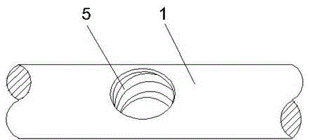 A kind of technical method of installing meson on metal lamp tube