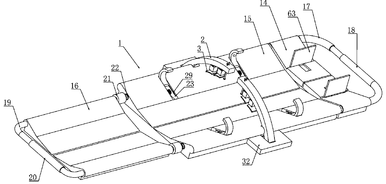 Spinal injury emergency external fixator