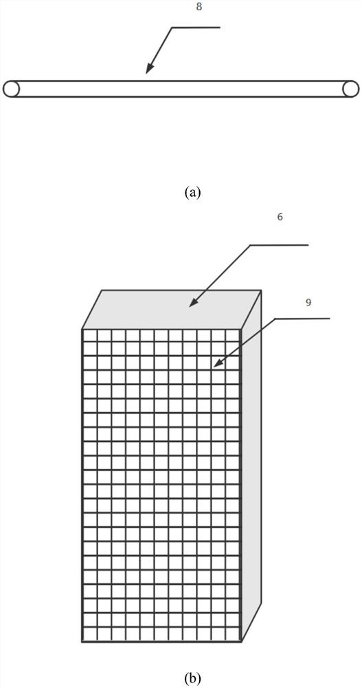 Liquid level measuring system based on optical fiber array liquid level sensor, preparation method and use method