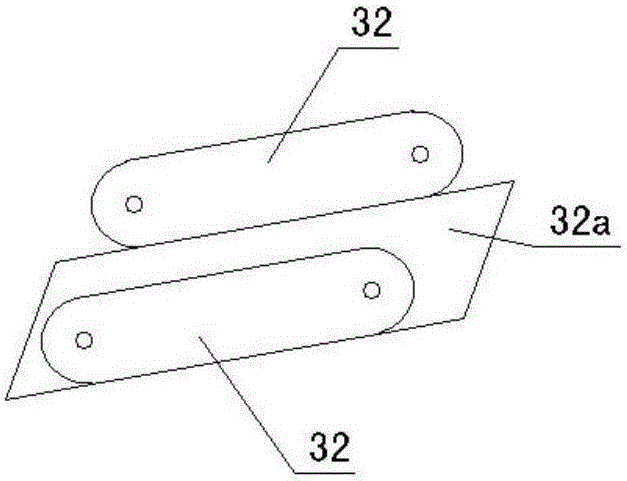 Lifting mechanism composed of unidirectional bending transmission chains