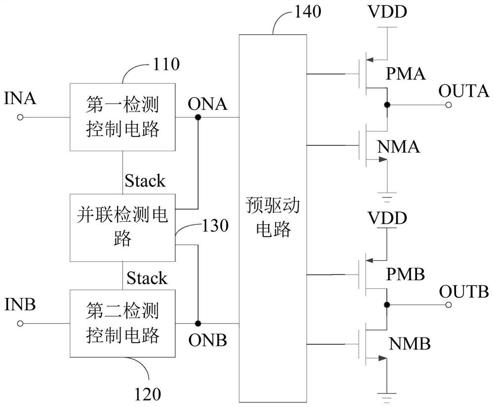 Dual-channel gate drive circuit and dual-channel gate drive chip