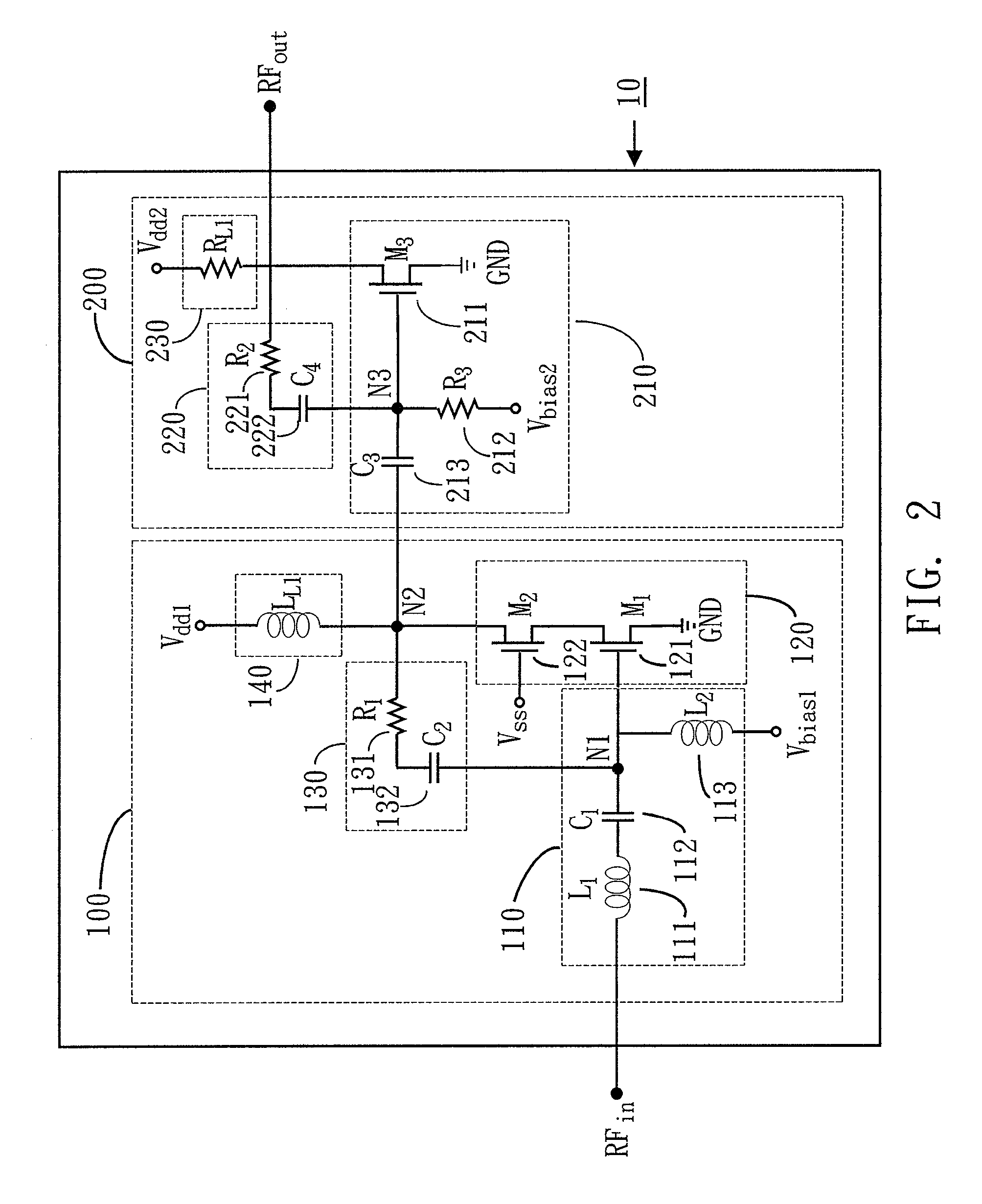 Negative-feedback type ultra-wideband signal amplification circuit