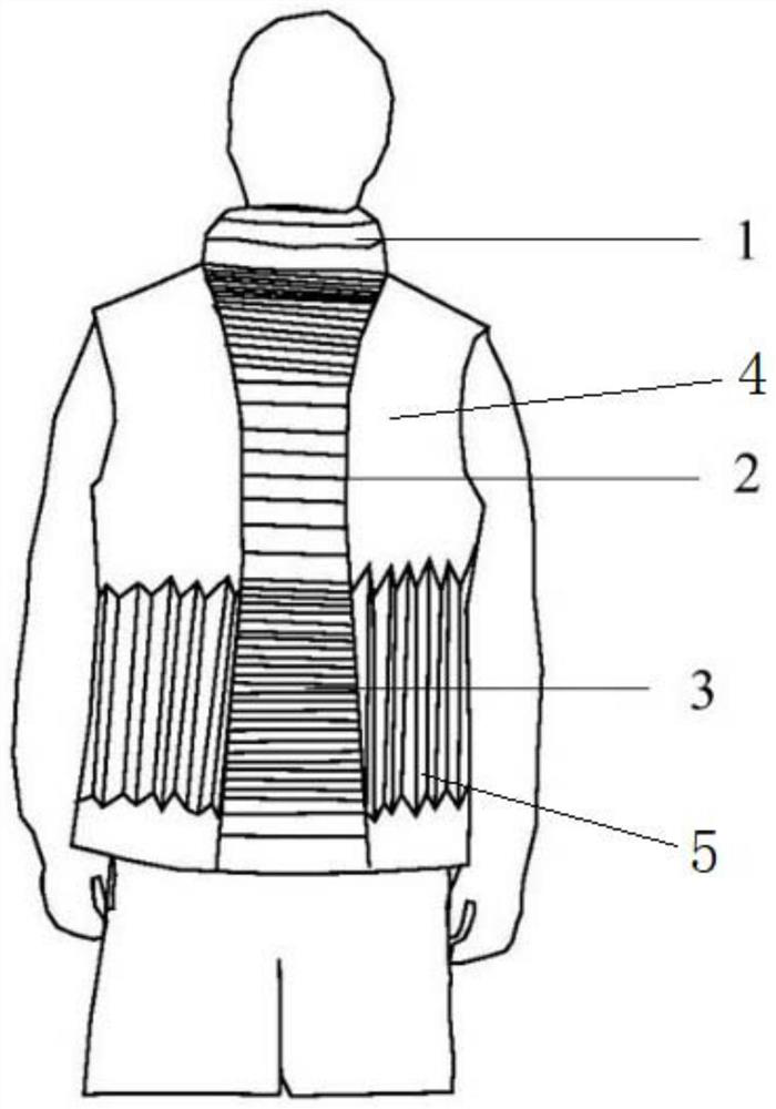 Pneumatic spine assisting device