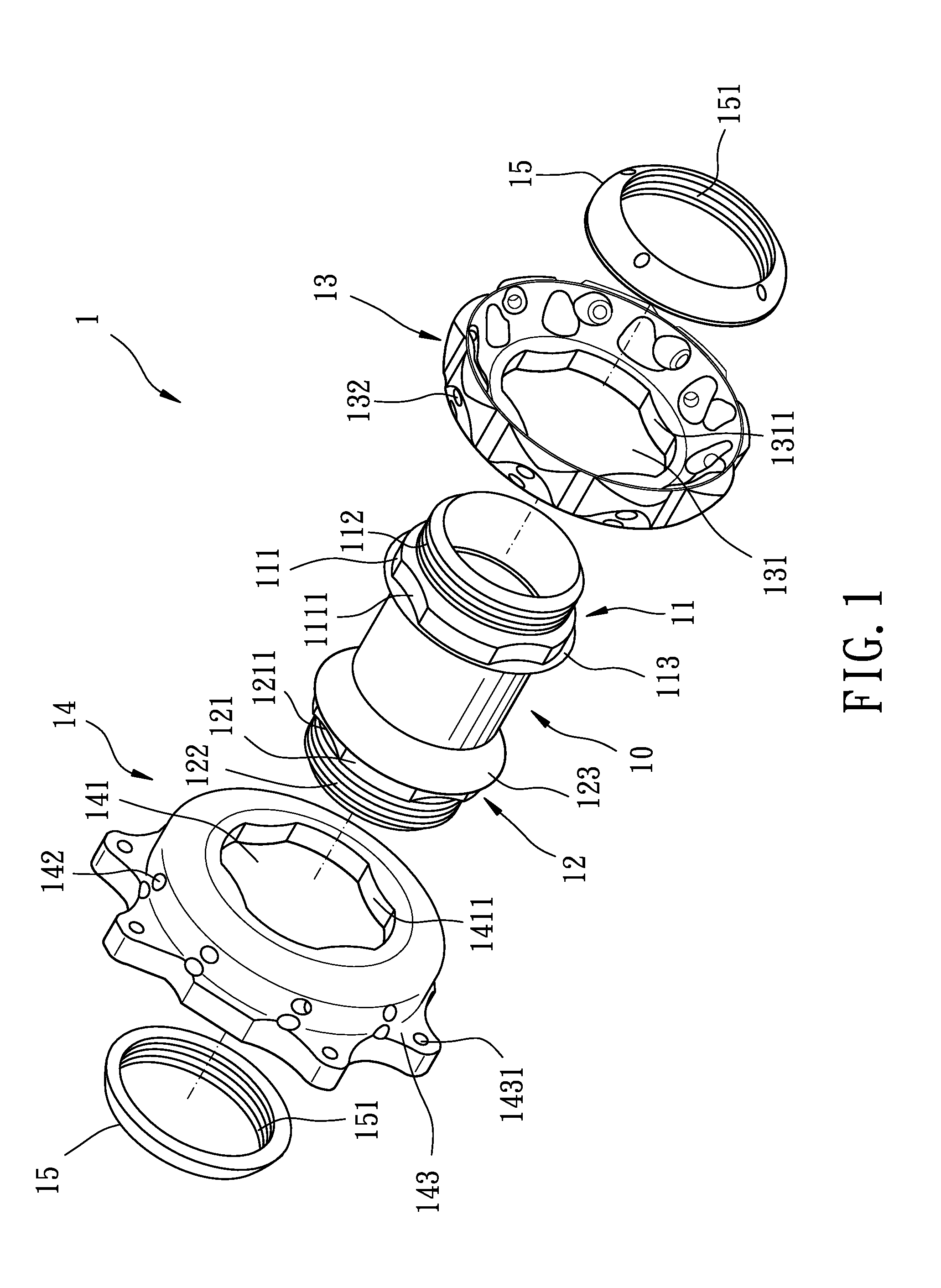Hub for off-road motorcycle