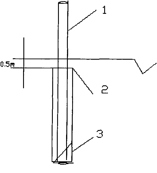 Composite reinforcing method for combining soft foundation light well point pipe with plastic drainage plate