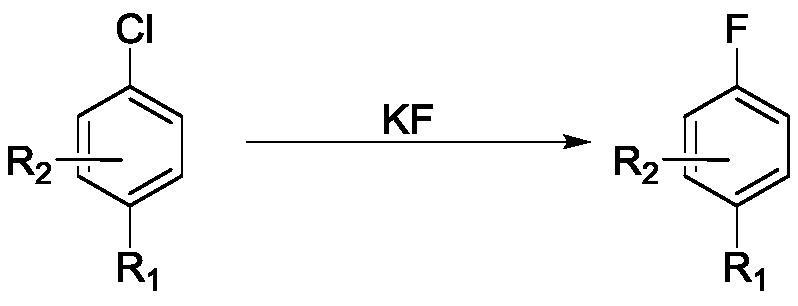 Pipeline continuous fluorination method using fluorine salt as fluorine source